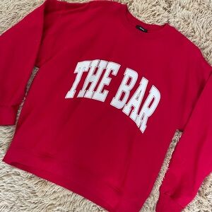 The Bar varsity sweatshirt